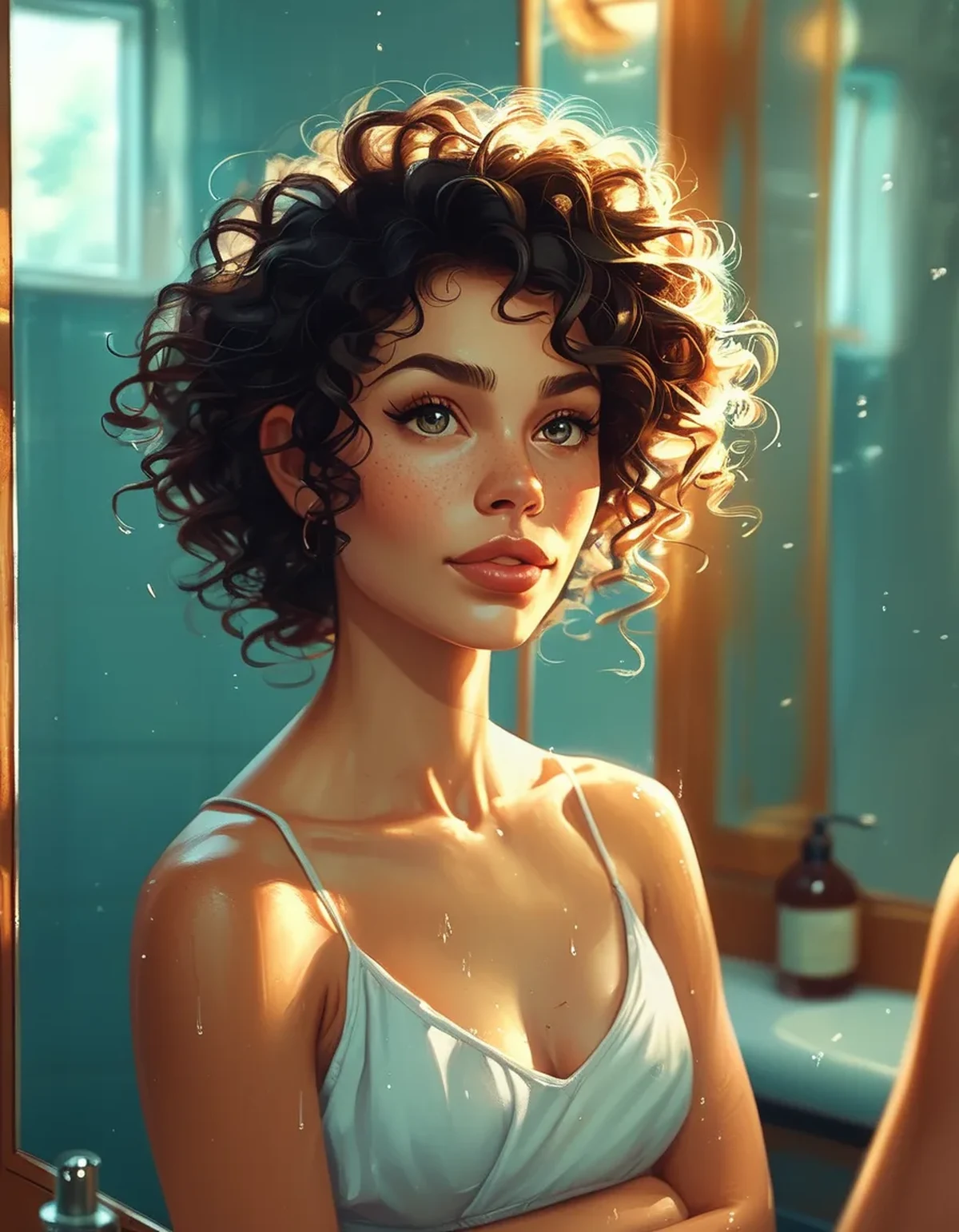 Frizz vs. Your Natural Curl Halo: How to Actually Tell the Difference